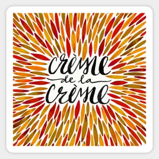 Autum Creme De Le Creme Sticker